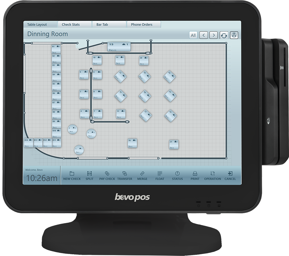 Table Layout with status control